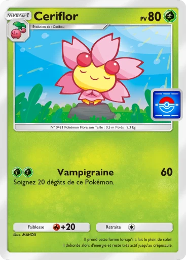 Carte Pokémon Ceriflor de l'extension Promo-A
