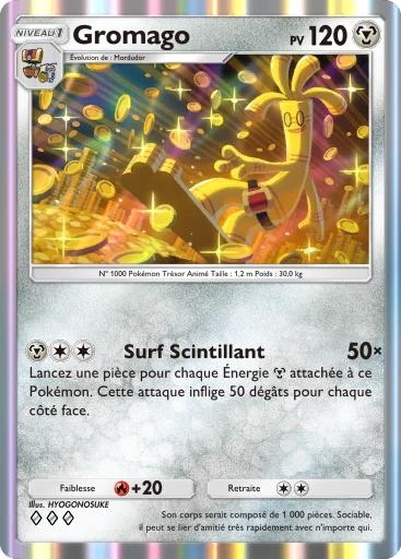 Carte Pokémon Gromago de l'extension Réjouissances Rayonnantes
