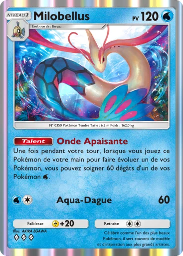 Carte Pokémon Milobellus de l'extension Source Secrète