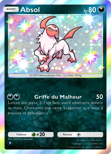 Carte Pokémon Absol de l'extension Aura Palpitante
