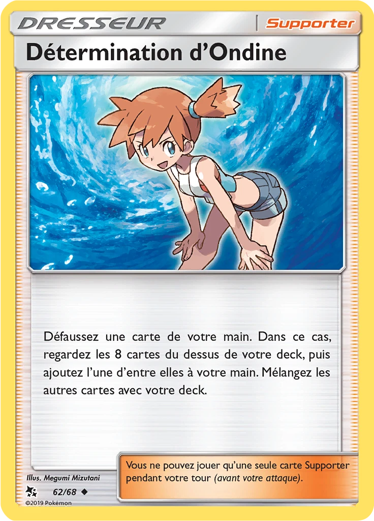 Carte Pokémon Détermination d’Ondine de l'extension Destinées Occultes