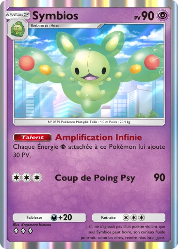 Carte Pokémon Symbios de l'extension Embrasement Écarlate