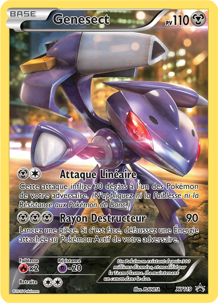 Carte Pokémon Genesect de l'extension Promo XY