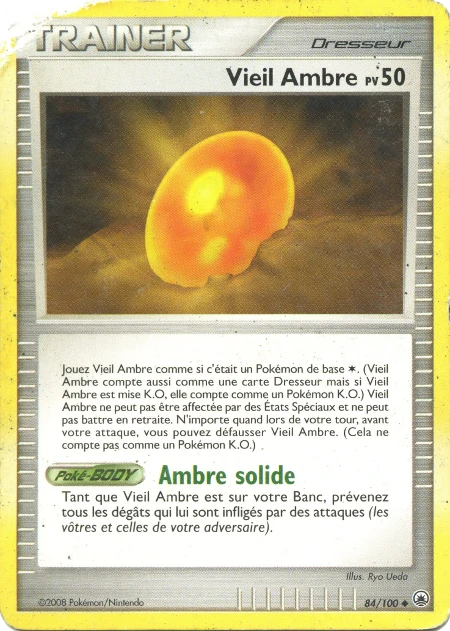 Carte Pokémon Vieil Ambre de l'extension Aube Majestueuse