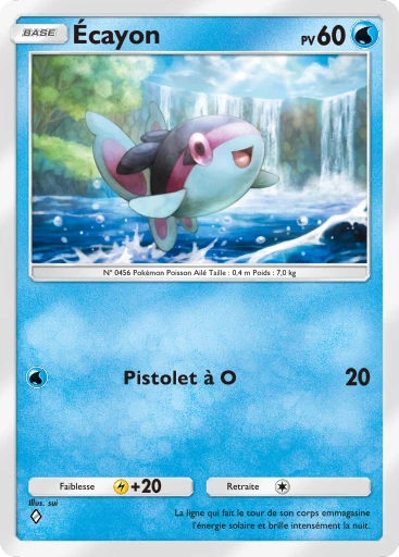 Carte Pokémon Écayon de l'extension L'Île Fabuleuse