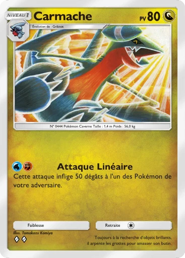 Carte Pokémon Carmache de l'extension L'Ambition de la Team Rocket