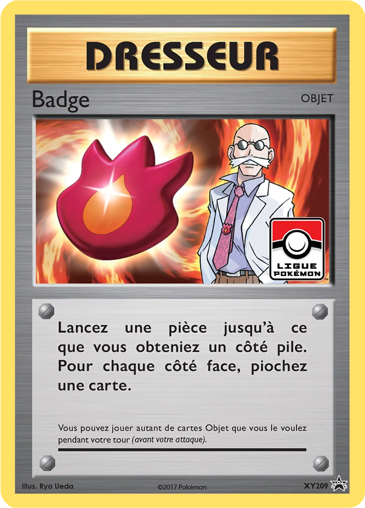 Carte Pokémon Badge de l'extension Promo XY