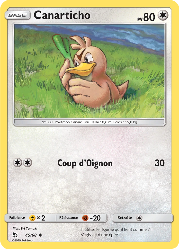 Carte Pokémon Canarticho de l'extension Destinées Occultes