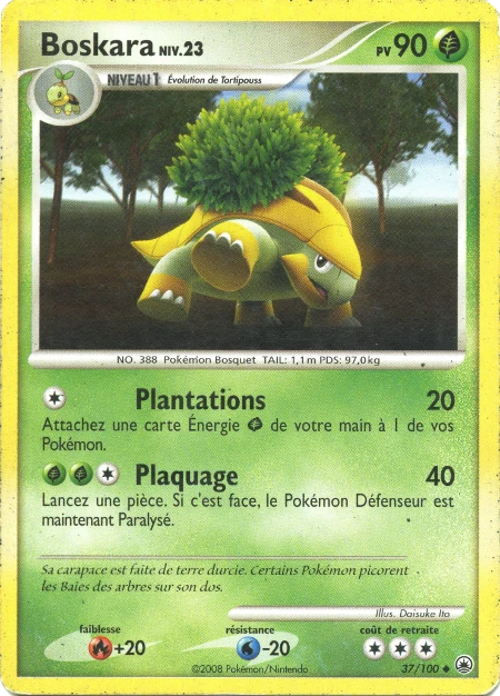 Carte Pokémon Boskara de l'extension Aube Majestueuse