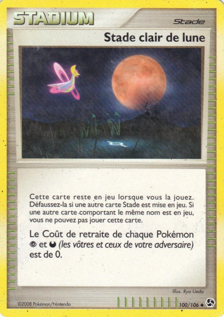 Carte Pokémon Stade clair de lune de l'extension Duels au Sommets