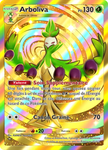 Carte Pokémon Arboliva de l'extension Méga-Rayonnement