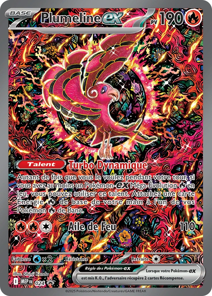 Carte Pokémon Plumeline-ex de l'extension MEP Black Star Promos