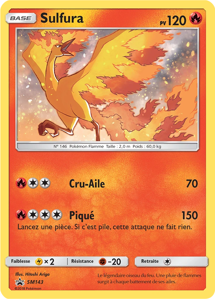 Carte Pokémon Sulfura de l'extension Promo SM