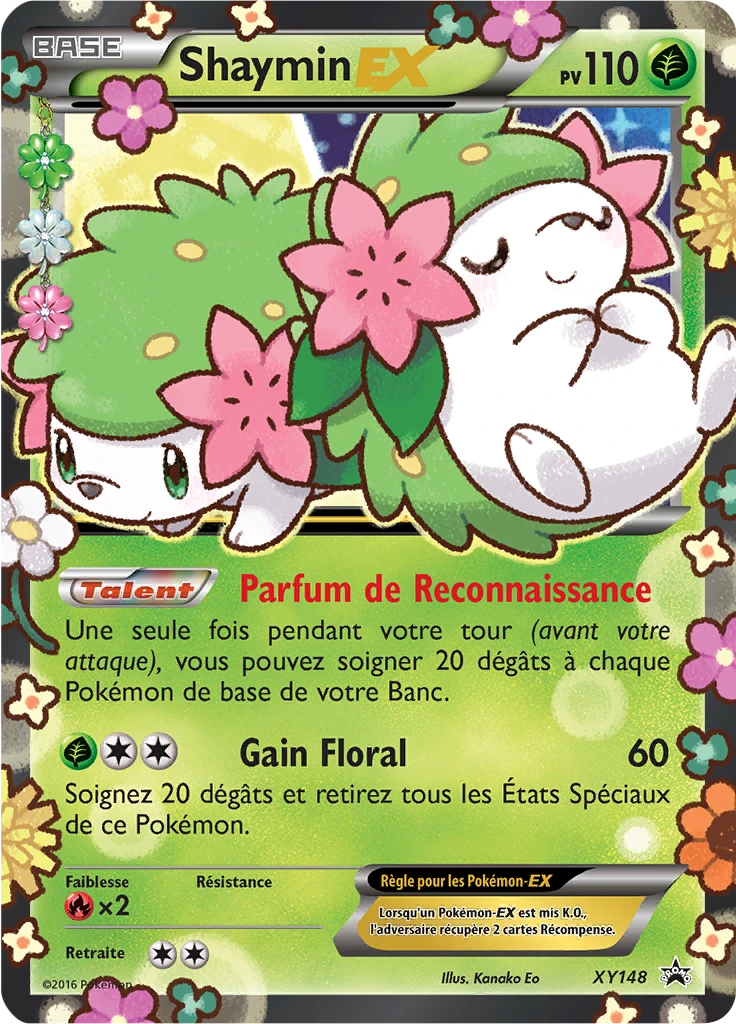 Carte Pokémon Shaymin-EX de l'extension Promo XY