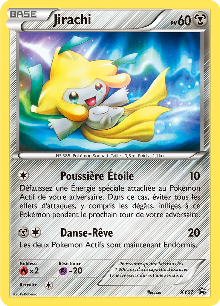Carte Pokémon Jirachi de l'extension Promo XY