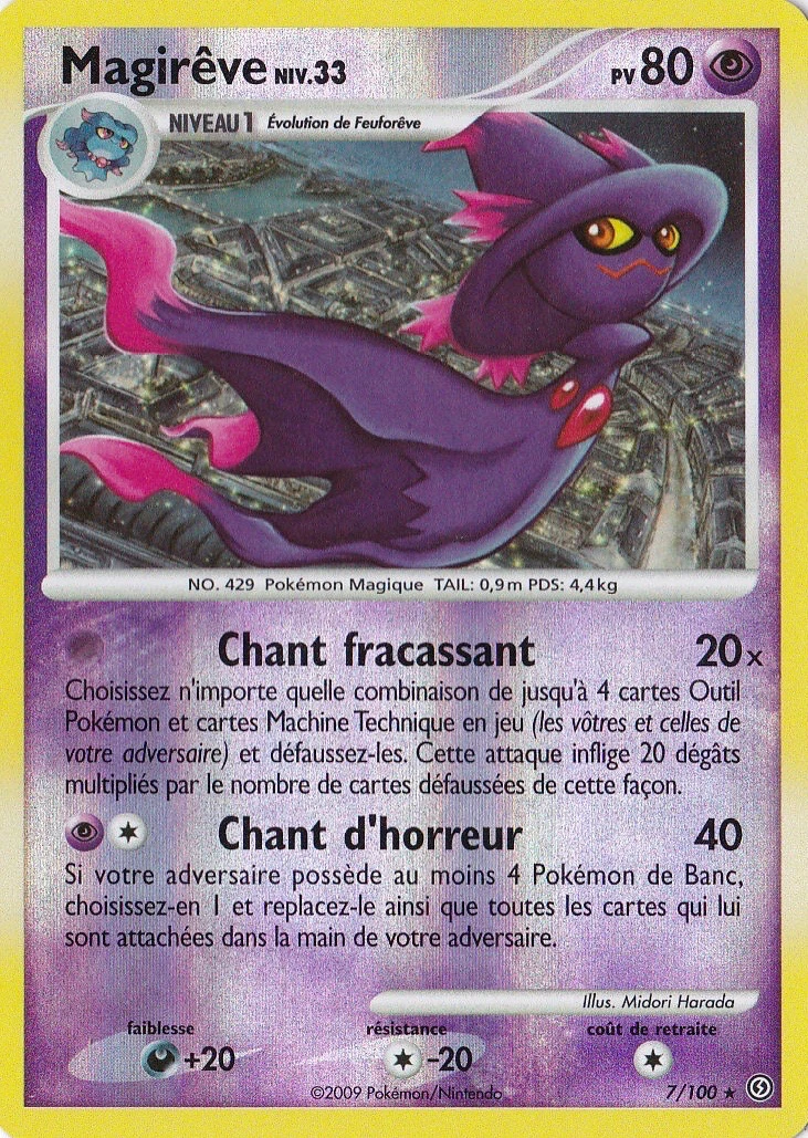 Carte Pokémon Magirêve de l'extension Tempête