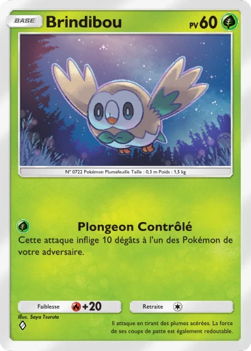 Carte Pokémon Brindibou de l'extension Gardiens Astraux