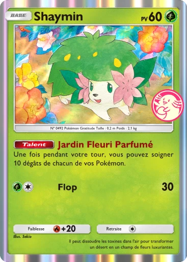 Carte Pokémon Shaymin de l'extension Promo-A
