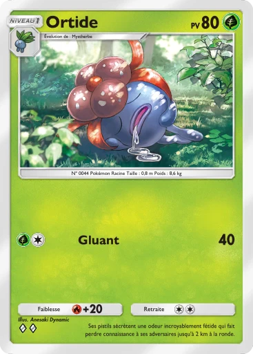 Carte Pokémon Ortide de l'extension Puissance Génétique