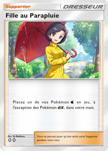 Carte Pokémon Fille au Parapluie de l'extension Aura Palpitante
