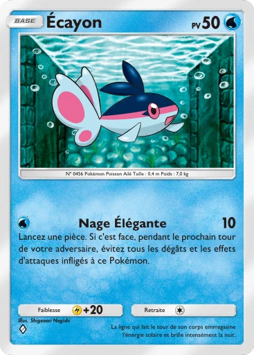 Carte Pokémon Écayon de l'extension Choc Spatio-Temporel