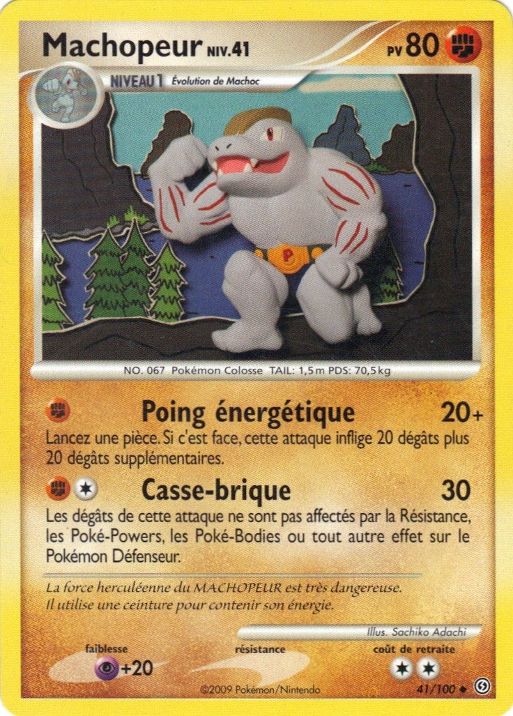 Carte Pokémon Machopeur de l'extension Tempête