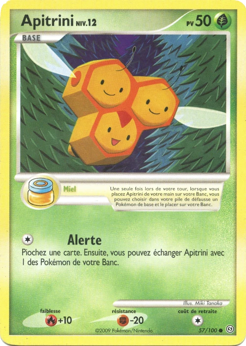 Carte Pokémon Apitrini de l'extension Tempête