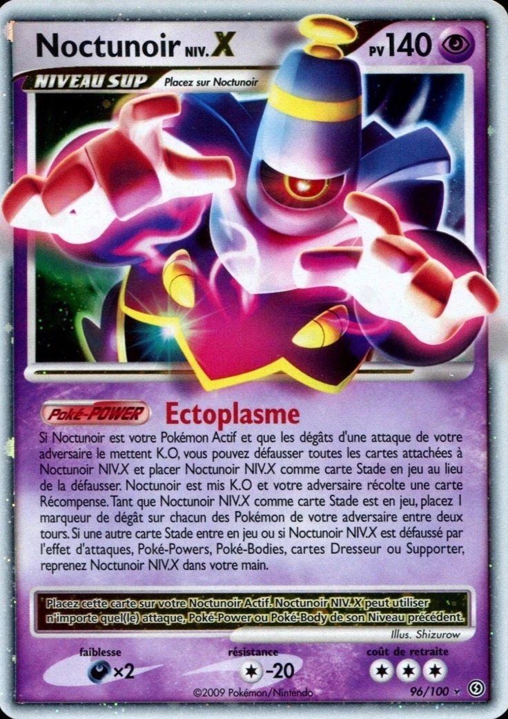 Carte Pokémon Noctunoir de l'extension Tempête