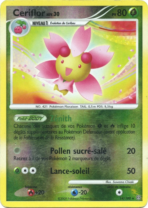 Carte Pokémon Ceriflor de l'extension Tempête