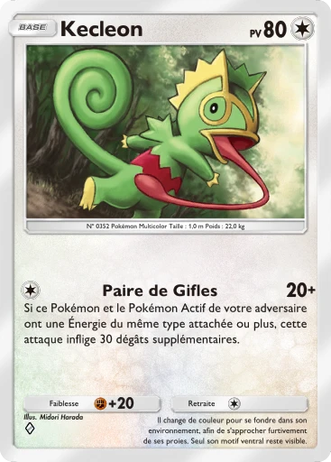 Carte Pokémon Kecleon de l'extension Domination Céleste