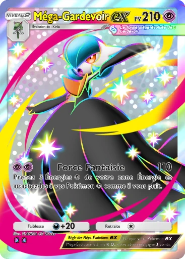 Carte Pokémon Méga-Gardevoir-ex de l'extension Domination Céleste