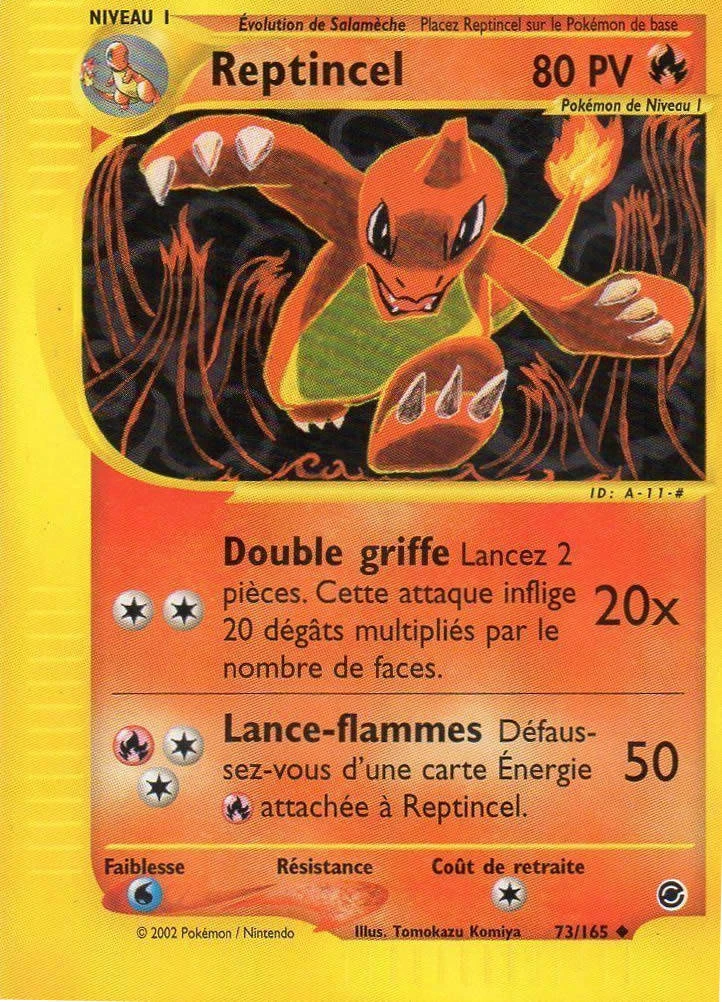 Carte Pokémon Reptincel de l'extension Expedition