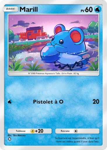 Carte Pokémon Marill de l'extension Lumière Triomphale