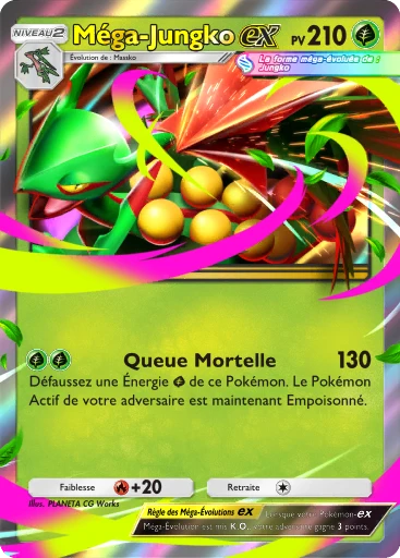 Carte Pokémon Méga-Jungko-ex de l'extension Promo-B