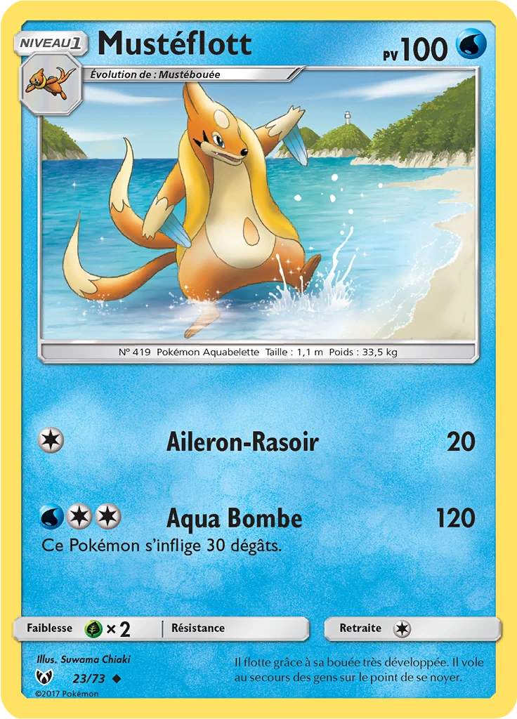 Carte Pokémon Mustéflott de l'extension Légendes Brillantes