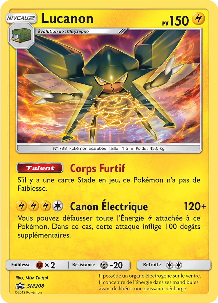 Carte Pokémon Lucanon de l'extension Promo SM