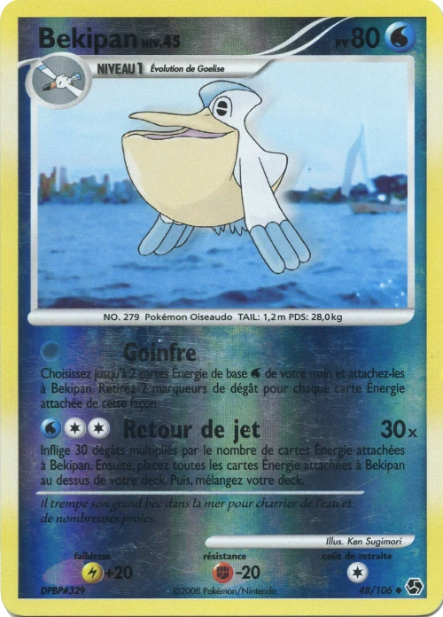 Carte Pokémon Bekipan de l'extension Duels au Sommets
