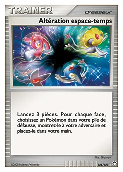 Carte Pokémon Altération espace-temps de l'extension Trésors Mystérieux