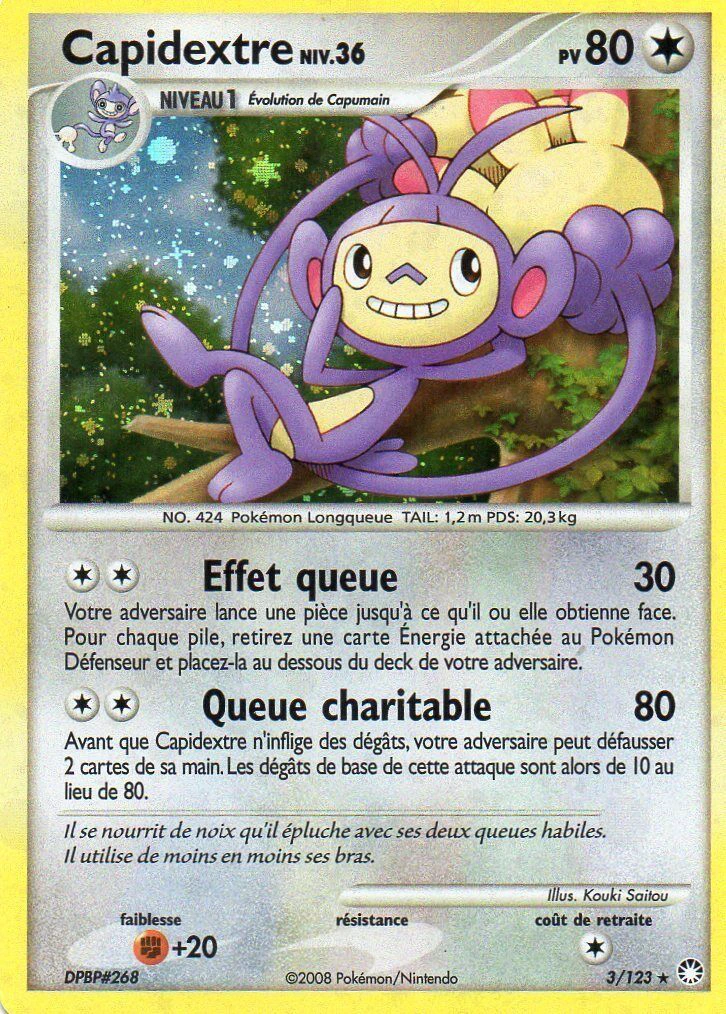 Carte Pokémon Capidextre de l'extension Trésors Mystérieux
