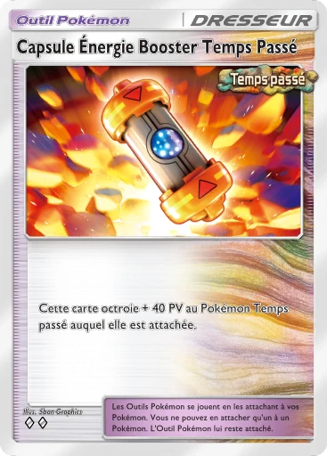 Carte Pokémon Capsule Énergie Booster Temps Passé de l'extension Propulsion Paradoxe
