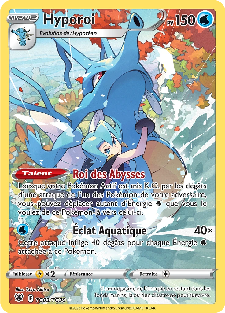 Carte Pokémon Hyporoi de l'extension Astres Radieux