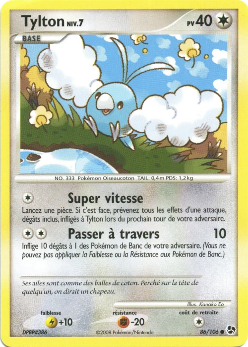 Carte Pokémon Tylton de l'extension Duels au Sommets