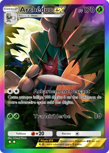 Carte Pokémon Archéduc-ex de l'extension Gardiens Astraux