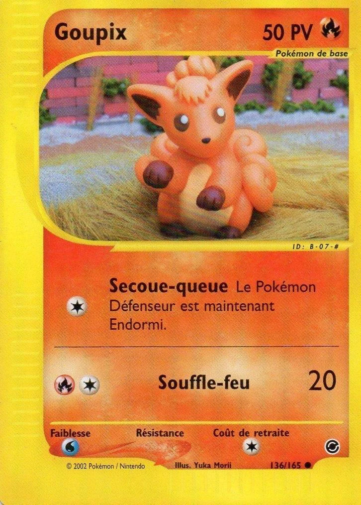 Carte Pokémon Goupix de l'extension Expedition