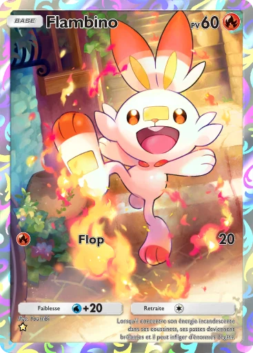 Carte Pokémon Flambino de l'extension Parade Onirique