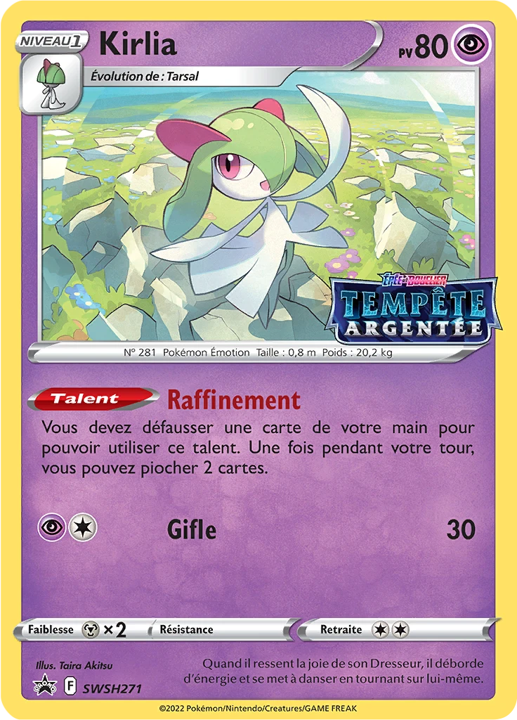 Carte Pokémon Kirlia de l'extension Promo SWSH