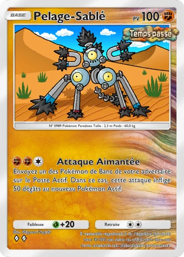 Carte Pokémon Pelage-Sablé de l'extension Propulsion Paradoxe