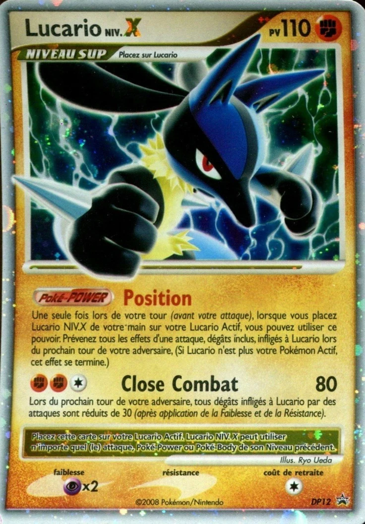 Carte Pokémon Lucario de l'extension Promo DP