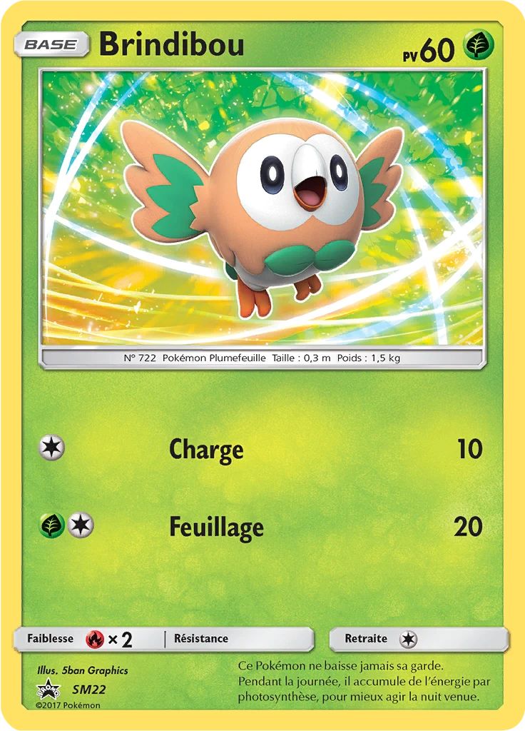 Carte Pokémon Brindibou de l'extension Promo SM