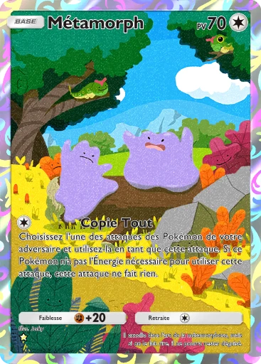 Carte Pokémon Métamorph de l'extension Puissance Génétique